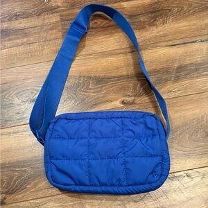Blue Quilted Lou & Grey Bag